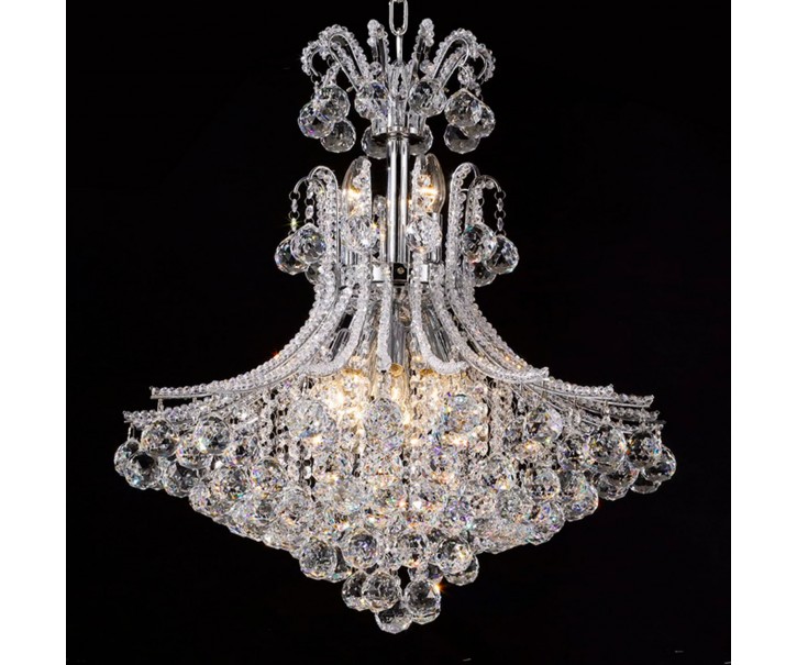 Křišťálový lustr Chantal - Ø 62*63 cm 13x E14 / 40w Clayre & Eef