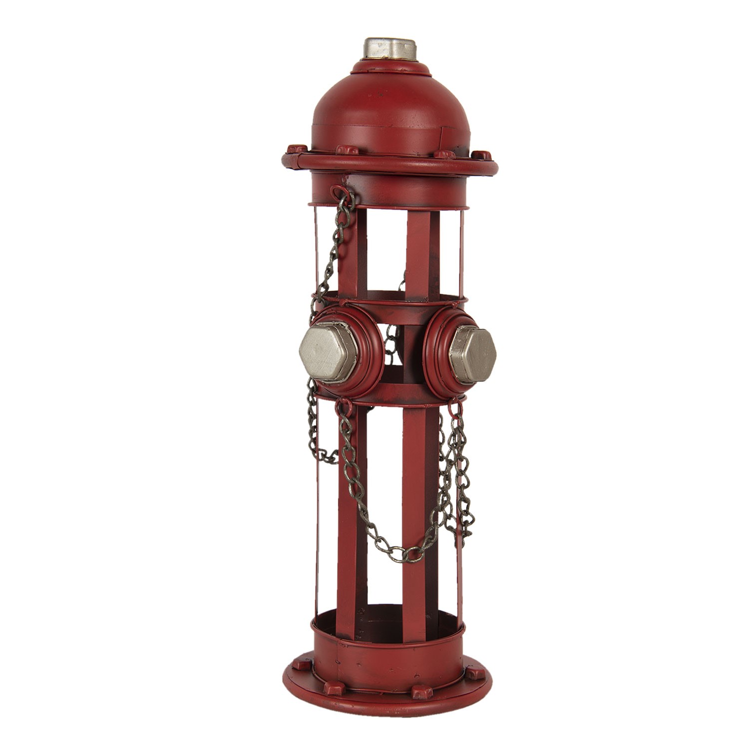 Držák lahví ve tvaru požárního hydrantu - 14*15*41 cm Clayre & Eef Držák lahví ve tvaru požárního hydrantu - 14*15*41 cm Clayre & Eef