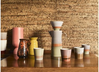 Barevný retro hrnek na kávu Mars - Ø 7,5*8cm / 180ml