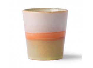 Barevný retro hrnek na kávu Mars - Ø 7,5*8cm 