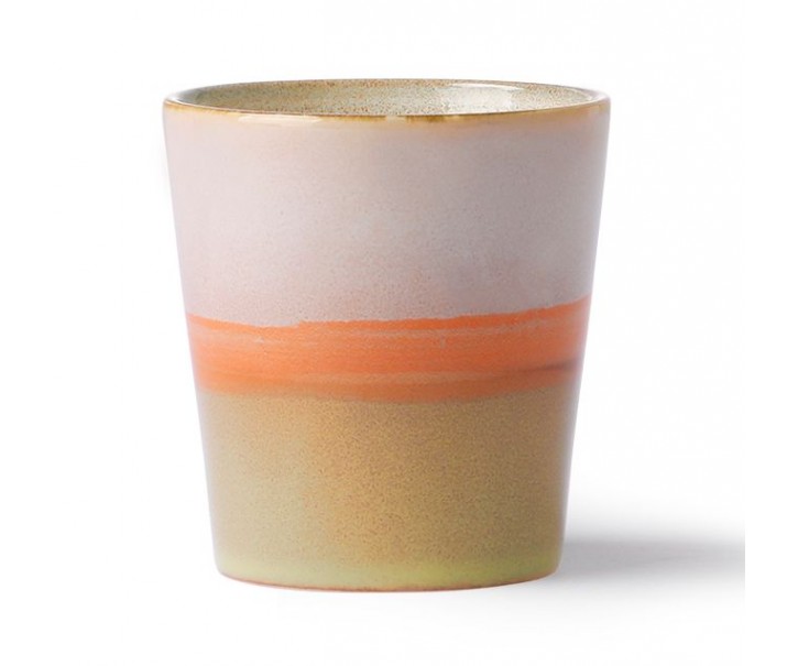 Barevný retro hrnek na kávu Mars - Ø 7,5*8cm HKLIVING