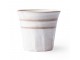 Bílo terakotový retro hrnek Bold & Basic - Ø 9*8cm - 250ml HKLIVING
