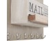 Přírodní box na poštu na zeď s nápisem Mail - 38*30*11 cm Collectione