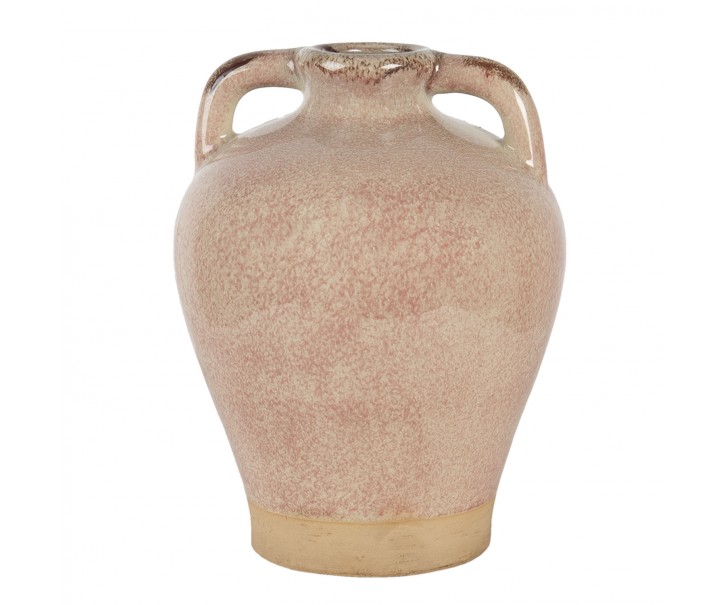 Starorůžová antická váza Antik - Ø 19*25 cm Clayre & Eef