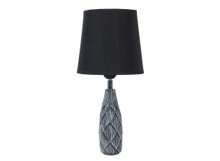Šedivo černá stolní lampa Sofia - 26*19*38 / E27