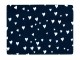 Černá malá rohožka se srdíčky Small hearts - 40*30*1cm Mars & More 
