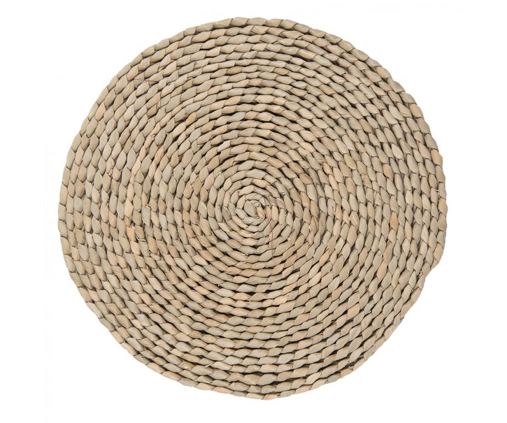 Světle hnědé kulaté prostírání - Ø 35 cm Clayre & Eef