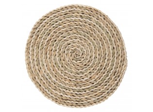 Pletené kulaté přírodní prostírání - Ø 38 cm