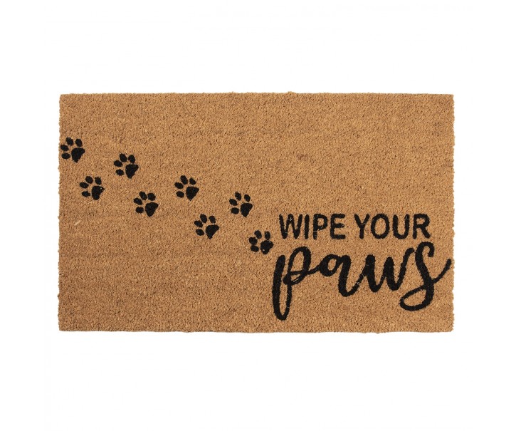 Kokosová rohožka Paws - 75*45*1 cm Clayre & Eef