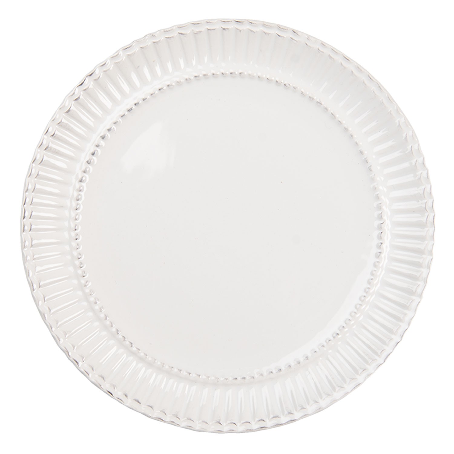 Dezertní krémový talíř Pure Line - Ø 21*2 cm