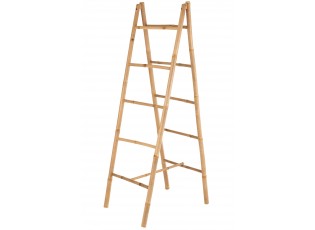 Bambusový věšák na ručníky žebřík Bamboo Pliable - 50*10*157 cm
