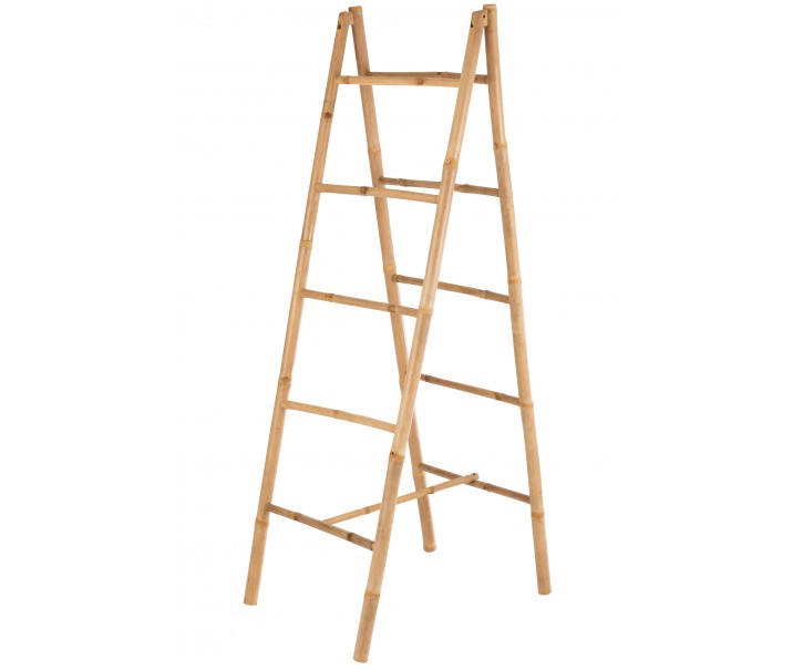 Bambusový věšák na ručníky žebřík Bamboo Pliable - 50*10*157 cm J-Line by Jolipa