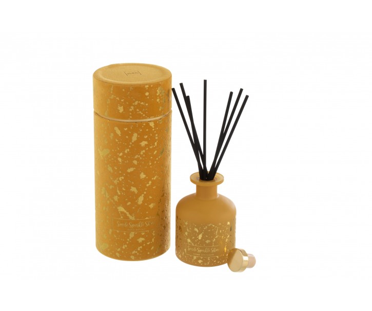 Okrový difuzér v dárkové sametové krabičče Mimosa&Rosa - 150ml J-Line by Jolipa