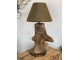 Zlato-černé stínidlo lampy Couleurs - Ø 25*16 cm Clayre & Eef