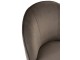 Sametové taupe klubové křeslo Cody - 57*57*73 cm J-Line by Jolipa