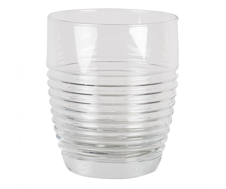 Vroubkovaná sklenička na nápoje - 300ml Clayre & Eef