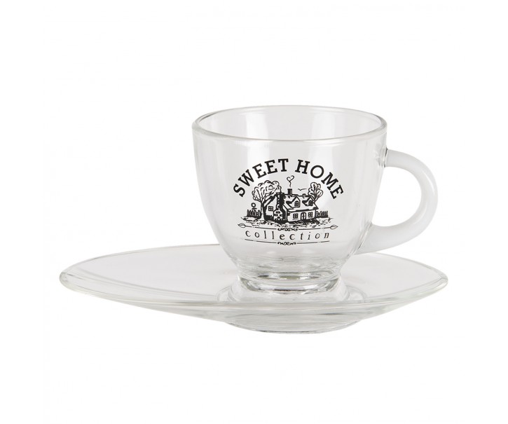 Šálek a podšálek Sweet home - 230ml Clayre & Eef