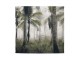 Nástěnný sametový panel s palmami Palm green - 45*45*1cm Mars & More 