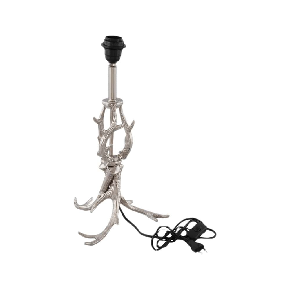 Stříbrná patice na stolní lampu ve tvaru parohů L - 41*34*58cm Mars & More Stříbrná patice na stolní lampu ve tvaru parohů L - 41*34*58cm Mars & More