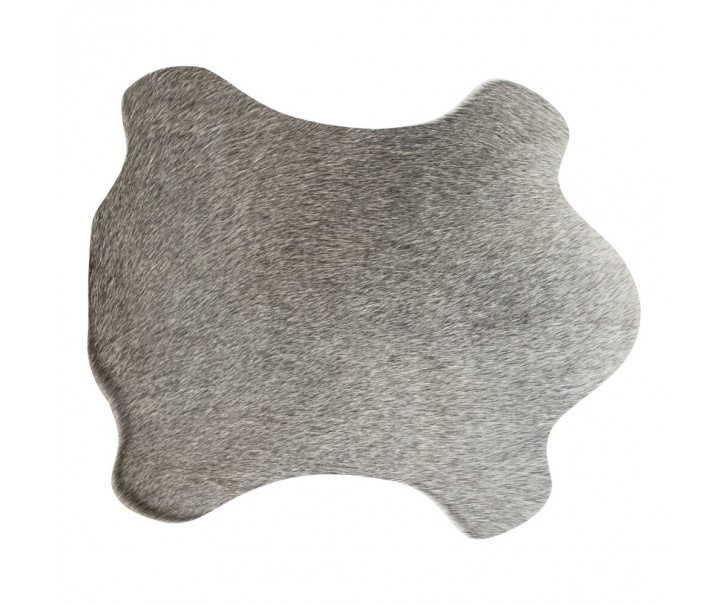 Prostírání z hovězí kůže ve tvaru krávy / šedá - 30*48*1cm Mars & More 