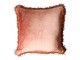 Růžový sametový polštář Rosa s třásněmi - 45*45*10cm Mars & More 