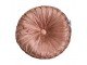 Růžový kulatý sametový polštář Rosa - Ø 40cm Mars & More 