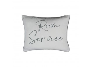 Šedý polštář Room Services - 35*10*45cm
