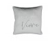 Šedý polštář Joie de Vivre - 45*45 cm Mars & More 