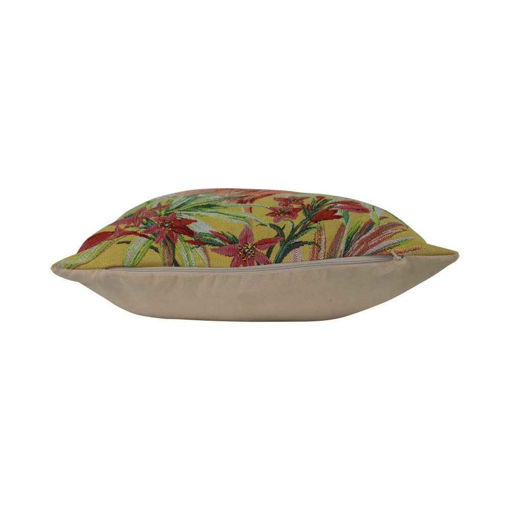 Gobelínový polštář s plameňákem - 45*45*15cm Mars & More Gobelínový polštář s plameňákem - 45*45*15cm Mars & More