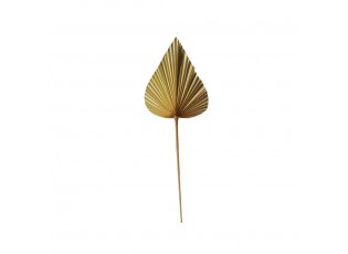 Hnědý usušený špičatý dekorativní list Palmy - 40 cm