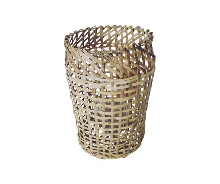 Svícen z bambusových listů - 30*20 cm Mars & More 