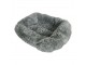 Šedý chlupatý pelíšek pro pejska nebo kočičku Bear grey - 55*42*15cm Mars & More 