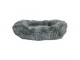 Šedý chlupatý pelíšek pro pejska nebo kočičku Bear grey - 55*42*15cm Mars & More 