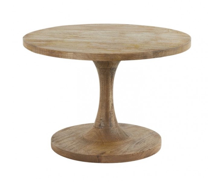 Kulatý dřevěný bistro stolek Bicaba - Ø60*36 cm Light & Living
