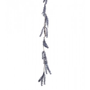 Fialová dekorační girlanda levandule - 7 * 2 * 100cm