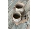 Keramický obal na květináč s ornamenty - Ø 18*17 cm Clayre & Eef