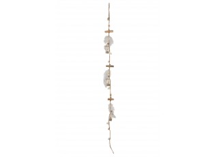 Girlanda s peříčky a lahvičkami - 7*2,5*105 cm