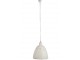 Bílá závěsná kovová lampa s patinou - 45*45*55 cm J-Line by Jolipa