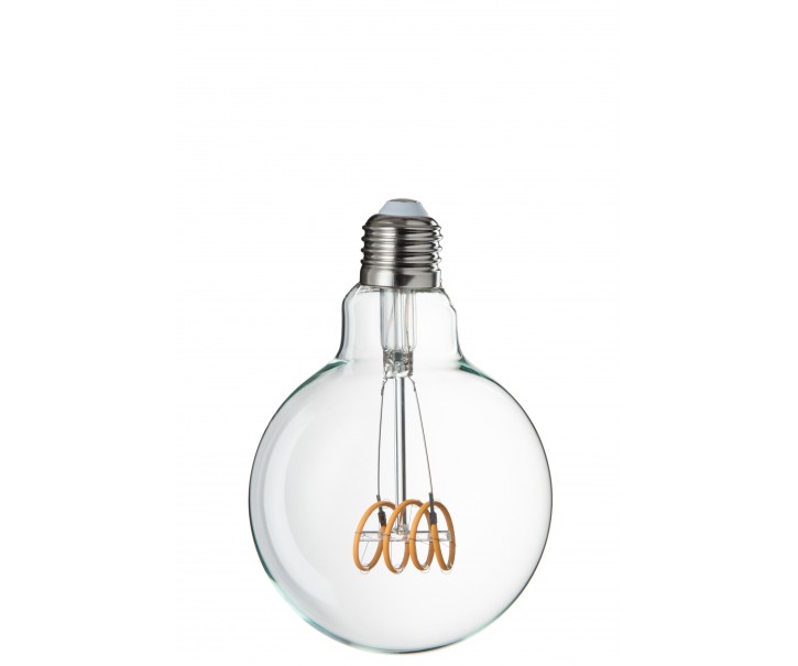 Žárovka Quad Loopy LED - 10*10*14 cm / E27 J-Line by Jolipa