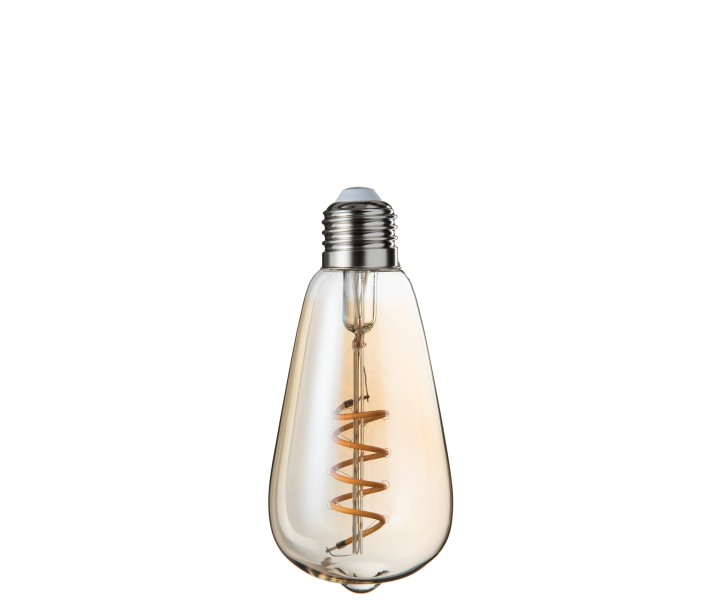 Žárovka Jantar Spiral - 6*6*13 cm / E27 J-Line by Jolipa