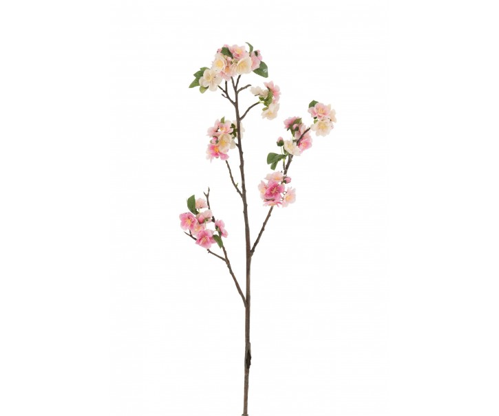 Větvička s růžovými květy Blossom - 22*5*82 cm J-Line by Jolipa
