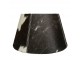 Stínidlo na lampu z hovězí kůže - hnědo bílá - 20*30*h18,5cm Mars & More 