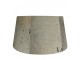 Šedo černé stínidlo na lampu z hovězí kůže 50 cm - 40*50* h 26 cm Mars & More 