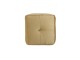 Karamelový sametový puf Kiki – 40*40*35cm Light & Living