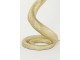 Zlatá stolní lampa va tvaru hada Snake s karamelovým stínidlem - 27*25*68cm / E27 Light & Living