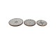 Set 3ks dřevěná dekorativní malovaná mísa/ talíř - Ø 28*2 / Ø 23*2 / Ø 20*2 cm Clayre & Eef