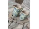 Keramický džbán s modrým potiskem L - 22*14*22 cm Clayre & Eef