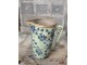 Keramický džbán s modrým potiskem L - 22*14*22 cm Clayre & Eef