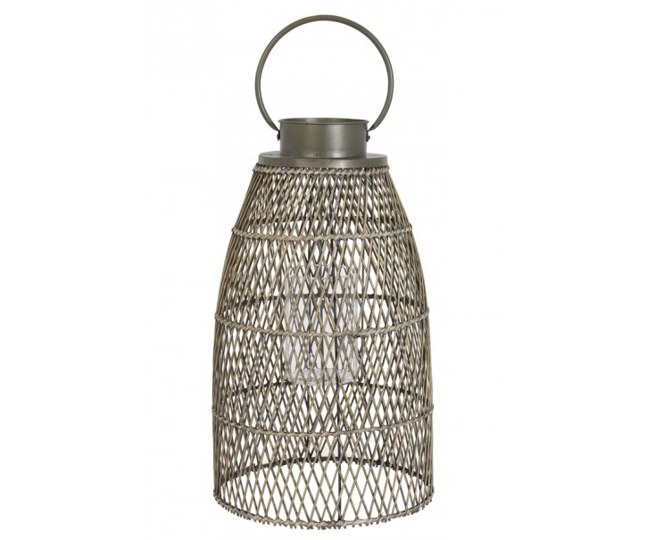 Závěsná proutěná lucerna Meril - Ø 30*62 cm Light & Living