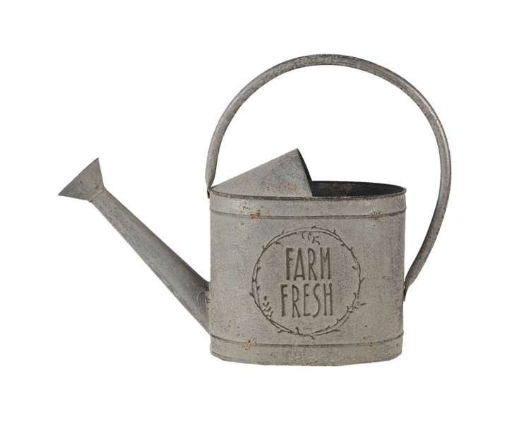 Dekorativní šedá retro konev Fresh farm - 45*16*33 cm Clayre & Eef